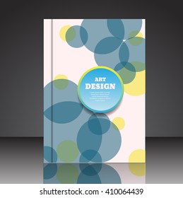 Abstract composition brochure background A4 eps10 vector illustration 10