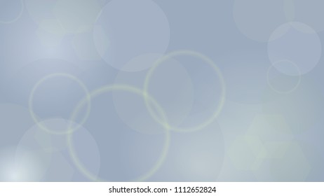 Abstract composition from circles. The effect with bokeh. Fantastic wallpaper, wrapping, background