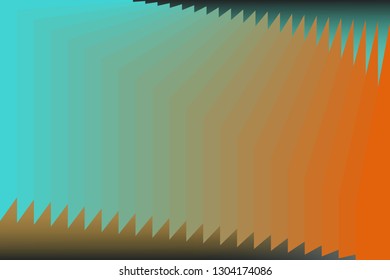 Abstract composition of color, gradient, geometric elements on a gradient background. Vector image.