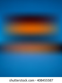 abstract composition of color spots, blurred background