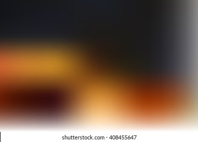abstract composition of color spots, blurred background