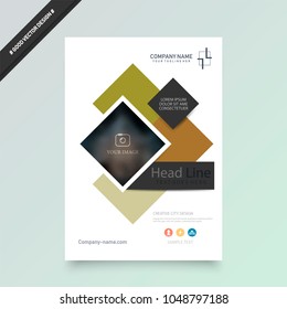 Abstract composition. Colored editable ad image texture. Cover set construction. Urban city view banner form. White a4 brochure title sheet. Creative figure icon. Name logo surface. Flyer text font.