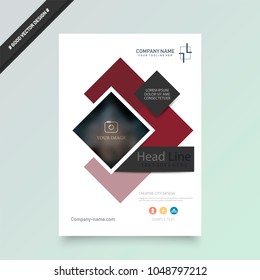 Abstract composition. Colored editable ad image texture. Cover set construction. Urban city view banner form. White a4 brochure title sheet. Creative figure icon. Name logo surface. Flyer text font.