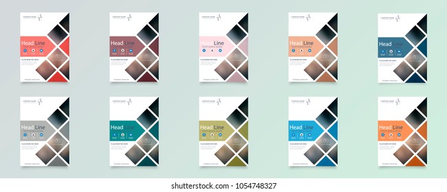 Abstract composition. Colored editable ad image texture. Cover set construction. Urban city view banner form. White a4 brochure title sheet. Creative figure icon. Name logo surface. Flyer text font.