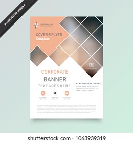 Abstract composition. Colored editable ad image texture. Cover set construction. Urban city view banner form. White a4 brochure title sheet. Creative figure icon. Name logo surface. Flyer text font.