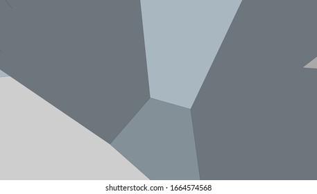 Abstract composition, colored figures of different shape