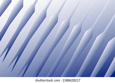 Abstract composition of colored, gradient, diagonal shapes on a gradient background. Vector image.