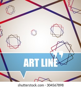 Abstract composition, colored square blocks, geometric pattern, background, EPS 10 vector illustration