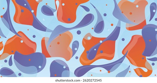 Composição abstrata de formas coloridas em um plano de fundo de estilo gradiente com padrão geométrico para slides de apresentação, modelo com espaço para texto, cartão de visita , abstração site criativo banner