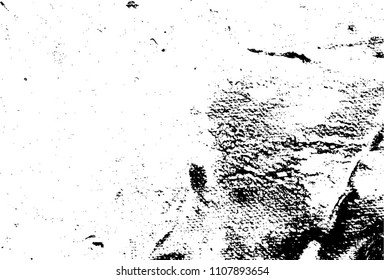 Abstract composition for design elements. Black and white painting on canvas with brush strokes. Abstract art background. Vector.