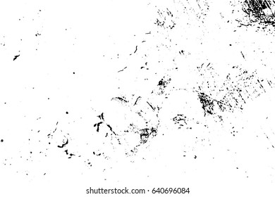 Abstract composition for design elements. Black and white painting on canvas with brush strokes. Abstract art background. Vector.