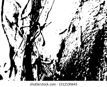Abstract composition for design elements. Light Distressed Background. Ink Print Distress Background. Grunge Texture. Vector.