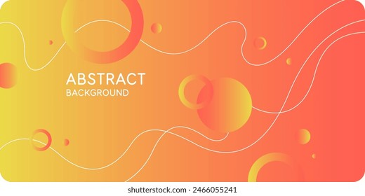 Abstract composition with dynamic and geometric shapes. Modern template for advertising, vector background for design.