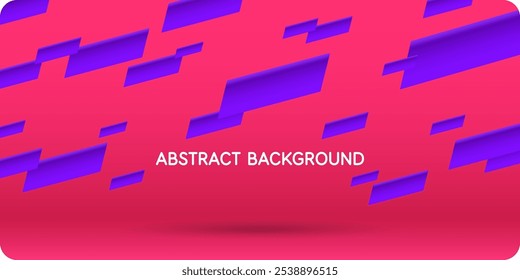 Composição abstrata com formas dinâmicas e geométricas. Modelo moderno para publicidade, fundo vetorial para design.