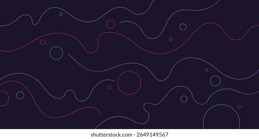 Abstract composition with dynamic and geometric shapes. Modern template for advertising, vector background for design.