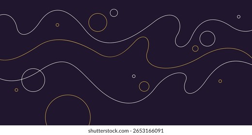 Abstract composition with dynamic and geometric shapes. Modern template for advertising, vector background for design.