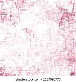 Abstract composition of fading lines and dots. Stranger walker modeling. Generative art. Vector design element for technology and computer science illustration.