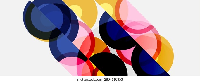 Composición Abstractas con círculos
