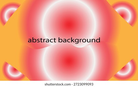 Una composición abstracta con Gradientes rojos y naranjas