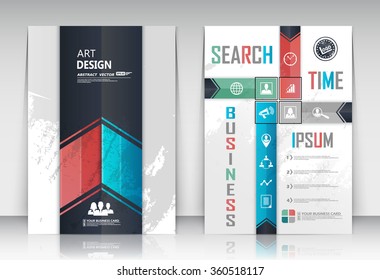Abstract composition, figure logo business card set, correspondence collection, a4 brochure title sheet, creative text frame surface, time management backdrop, financial icon construction, EPS10 image