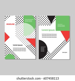 Abstract composition, flayer  template, vector cover, correspondence letter collection, creative text frame surface, brochure title sheet.