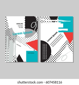 Abstract composition, flayer  template, vector cover, correspondence letter collection, creative text frame surface, brochure title sheet.