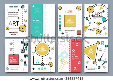 Abstract composition, font texture, white business card set, infograhic element collection, a4 brochure title sheet, patch part construction, creative text frame surface, figure logo icon, EPS10 image