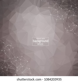 Abstract composition, futuristic technology, silver font texture, white cybernetic dots, creative banner figure, gray wallpaper, outer space flyer fiber, neon star light matrix, EPS10 vector backdrop