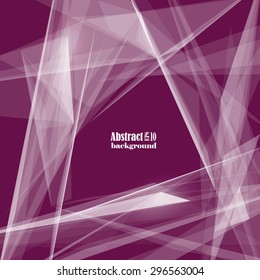 Abstract composition, geometric pattern, triangles, burgundy background | EPS10 vector illustration