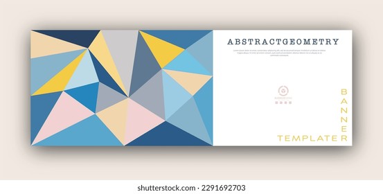 Abstract composition of geometric shapes. Layout and ideas for title pages, covers, books, brochures, leaflets, posters, booklets. Template for interior and decoration ideas. Simple style
