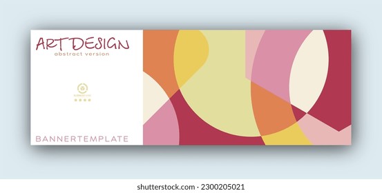 Abstract composition of geometric shapes. Layout and ideas for title pages, covers, books, brochures, leaflets, posters, booklets. Template for interior and decoration ideas. Simple style