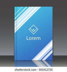 Abstract composition, geometric shapes, logo, Brochures, background. EPS 10 vector illustration
