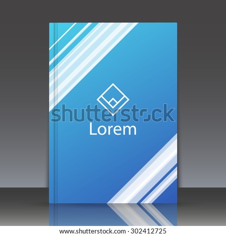 Abstract composition, geometric shapes, logo, Brochures, background. EPS 10 vector illustration