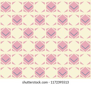Abstract composition with geometric shapes, pattern