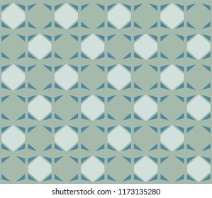 Abstract composition with geometric shapes, pattern
