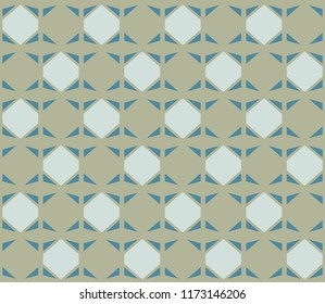 Abstract composition with geometric shapes, pattern