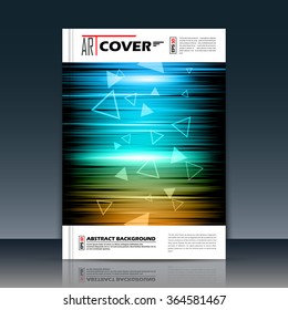 Abstract composition, golden outer space galaxy, glory star ray, a4 brochure title sheet, cosmic sky icon, text frame surface, creative figure, logo sign, firm banner form, flier fashion, EPS10 