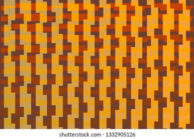 Abstract composition with a grid of angular, color, straight horizontal and vertical lines on a color gradient background. Vector image.