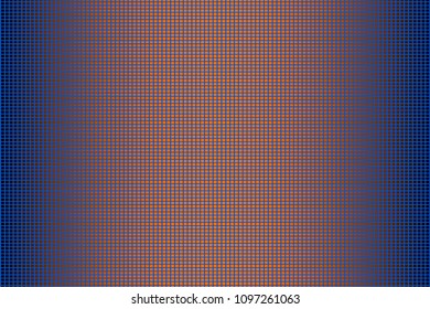 Abstract composition with a grid of thin, colored, straight horizontal and vertical lines on a color gradient background. Vector image.
