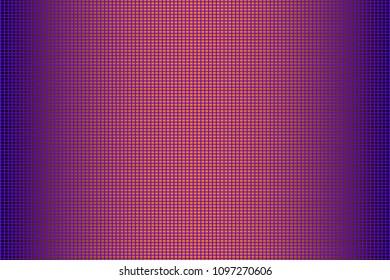 Abstract composition with a grid of thin, colored, straight horizontal and vertical lines on a color gradient background. Vector image.
