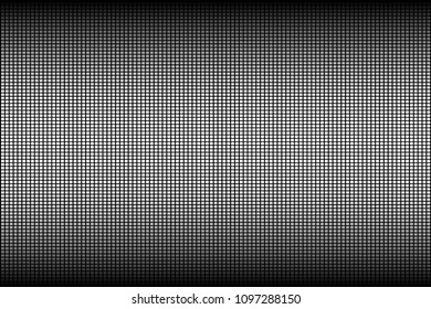 Abstract composition with a grid of thin, colored, straight horizontal and vertical lines on a color gradient background. Vector image.