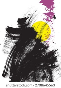 Composición Abstractas. Textura grunge. Trazo de pincel de arte. antecedentes Abstractas