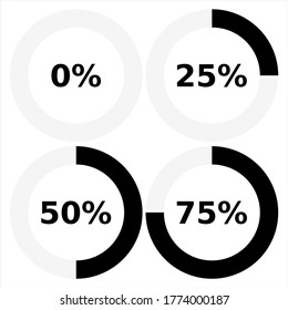 Abstract composition. Loading bar element icon. Creative web design download timer. Users completion indicator. White background, black cluster lines. Uploading speed symbol. Internet page progress
