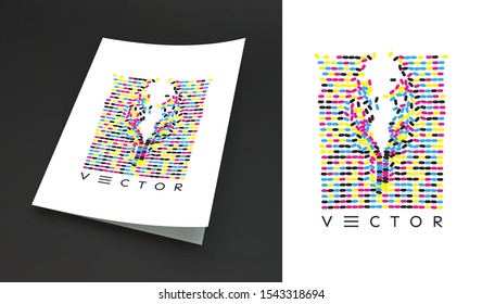 Abstrakte Komposition eines modernen Kunststils. Design für Karte, Einladung oder Poster.