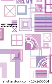 Abstract composition. Modern vector front page art. Round figure icon. Ad flyer