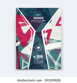 Abstract composition, notebook cover, binder font texture, white, red triangle part construction, a4 brochure title sheet, creative figure icon, commercial logo surface, banner form, EPS10 flier fiber