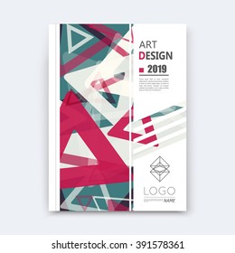 Abstract composition, notebook cover, red triangle font texture, gray stripe part construction, a4 brochure title sheet, creative figure icon, commercial logo surface, banner form, EPS10 flier fiber