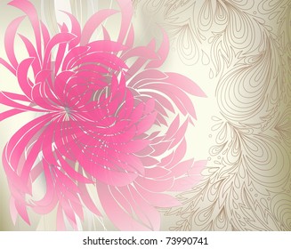 abstract composition with pattern
