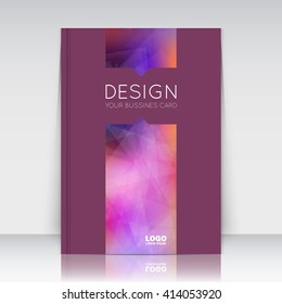 Abstract composition. Pink, rosy polygonal triangle construction texture. Line plexus section. Light ray. Burgundy brochure title sheet. Creative figure logo icon surface. Banner form. Flyer font.