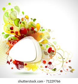 abstract composition with place for text